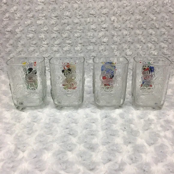 Y2k Disney World Mickey Mouse 2000 Celebration Collectible Park McDonalds Glass - Picture 9 of 11